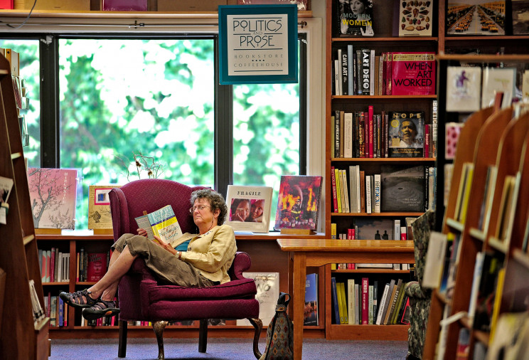 Politics & Prose in Washington.Credit...Mary F. Calvert for The New York Times